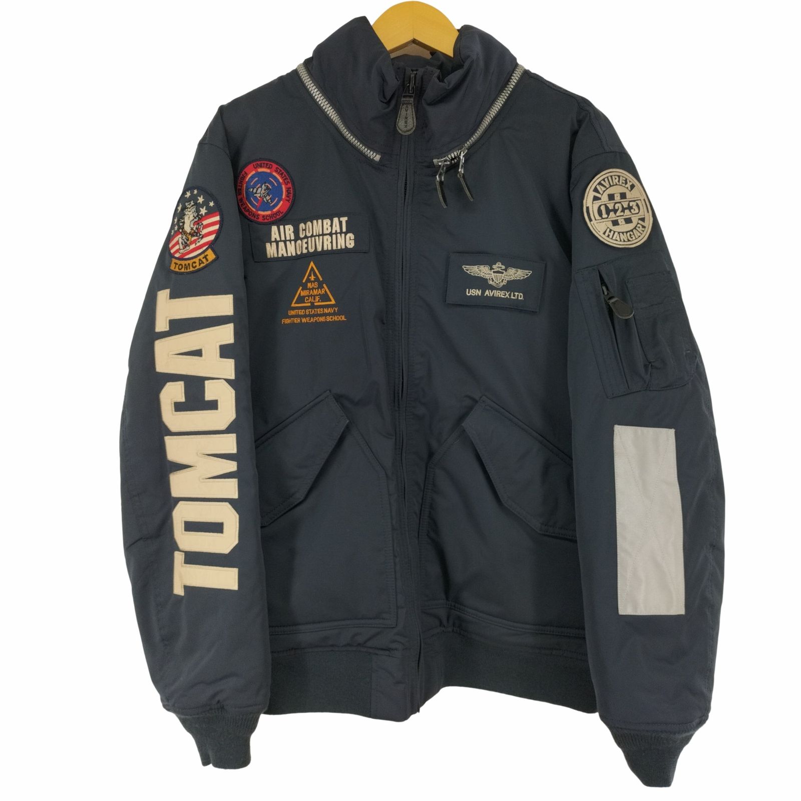 アヴィレックス AVIREX HANGAR CUSTOM CWU TOP GUN メンズ XXL