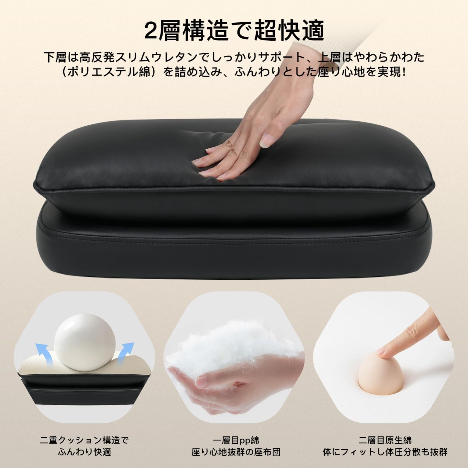 ゲーミングチェア ゲーミング座椅子 : SeekFun 腰が 360°回転 デスク 