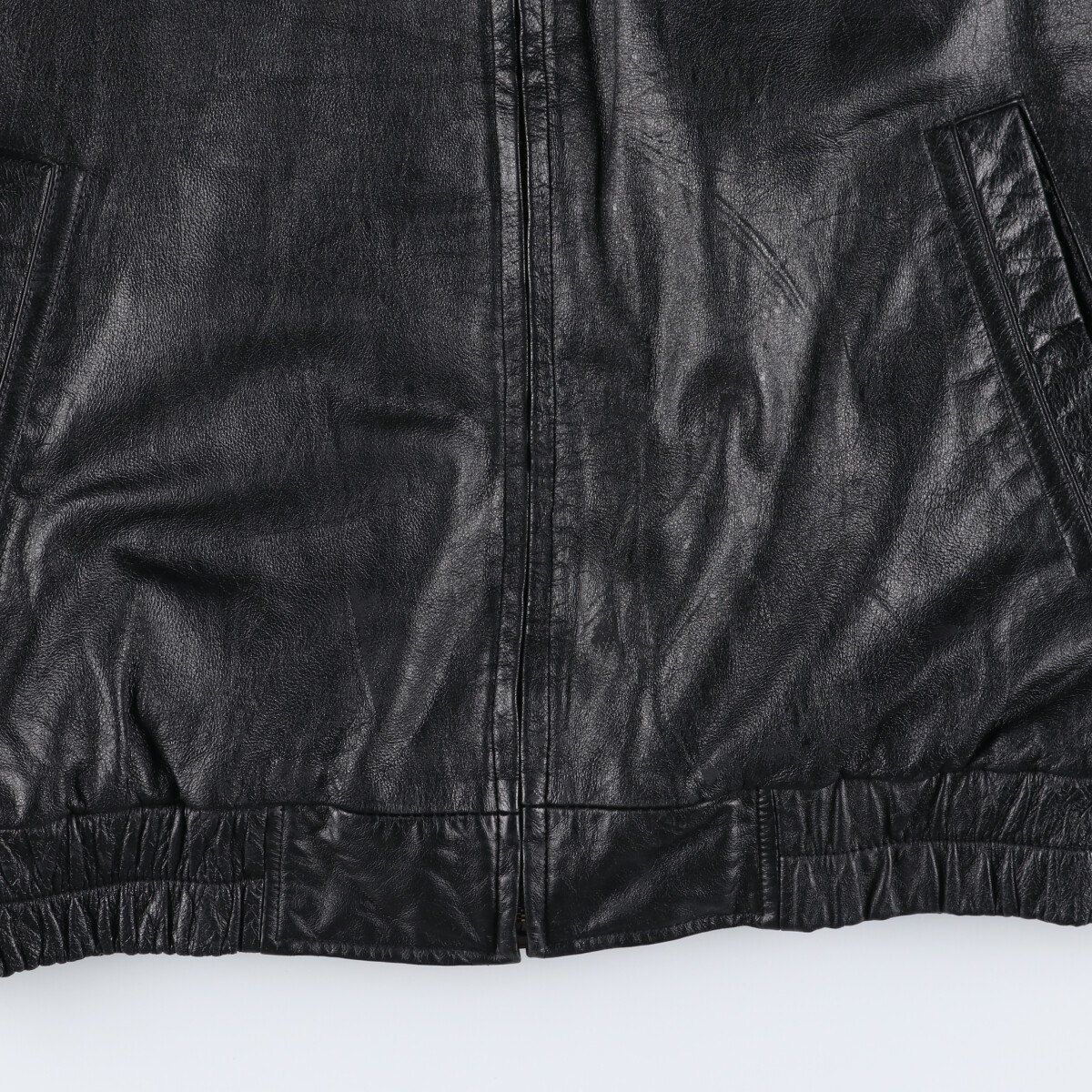 古着 90年代 セントジョンズベイ ST JOHN'S BAY レザーブルゾンタイプ