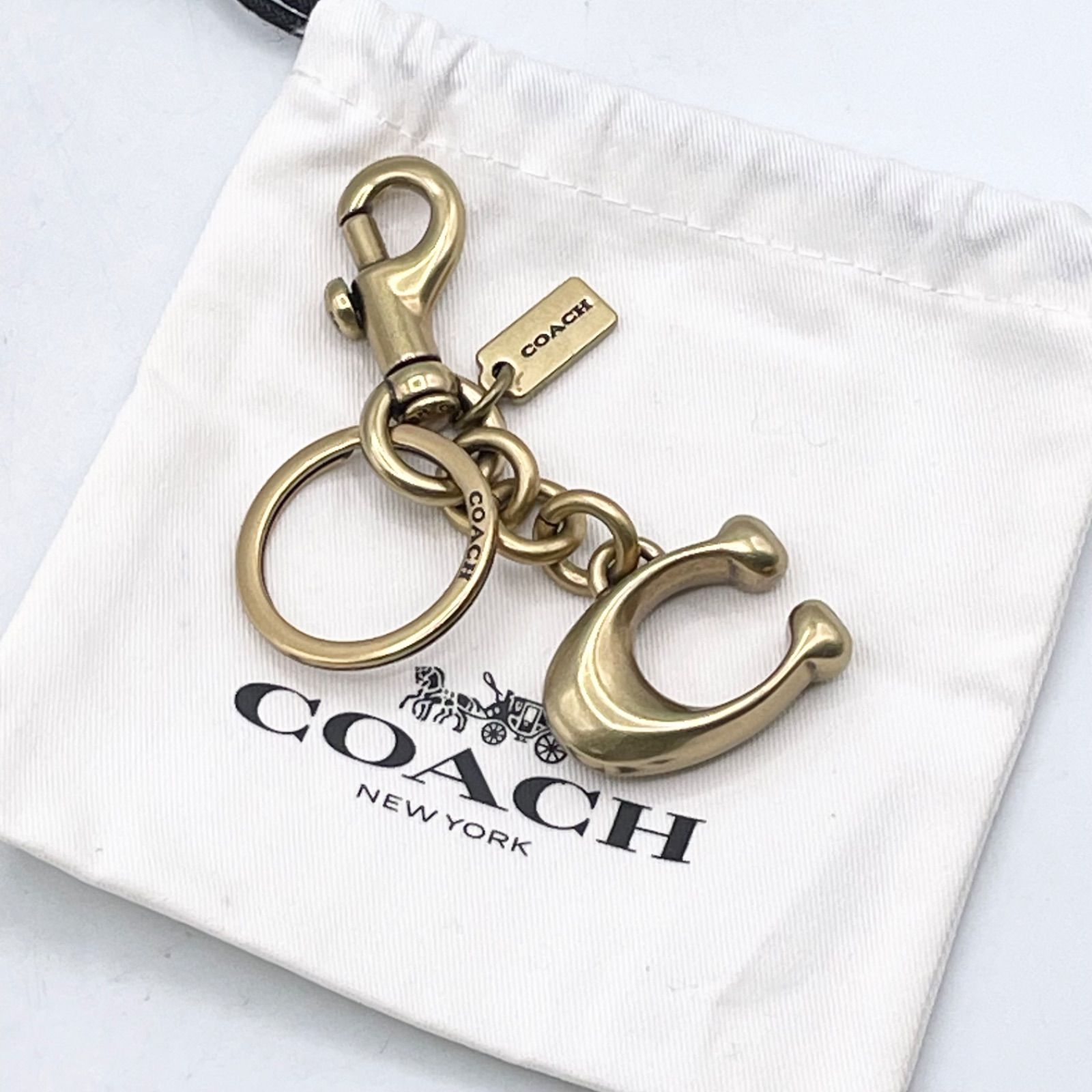 coach コーチ メタル キーホルダー バッグチャーム キーリング C