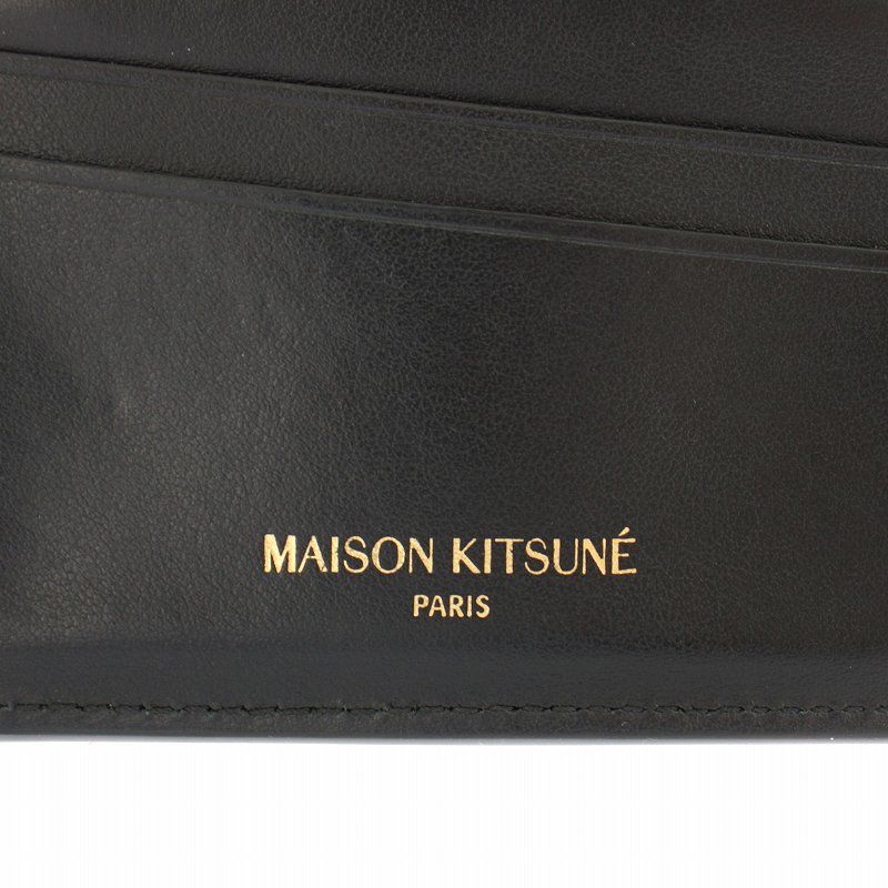メゾンキツネ MAISON KITSUNE フォックスロゴレザーカード