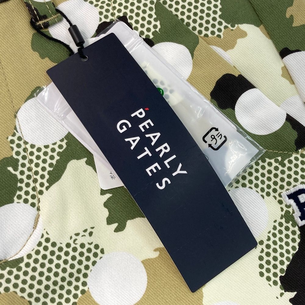 サイズ 00 PEARLY GATES パーリーゲイツ 055-2131514 ストレッチパンツ ドット 迷彩 カモフラ柄 カーキ系 240101535074 ゴルフウェア レディース ストスト WHITEMONARCHHOTEL_COM