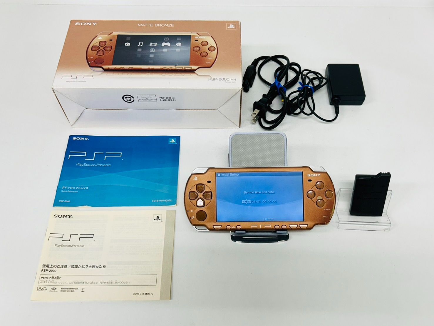 Sony PlayStation Portable PSP-2000 ブロンズ/Bronze 動作確認