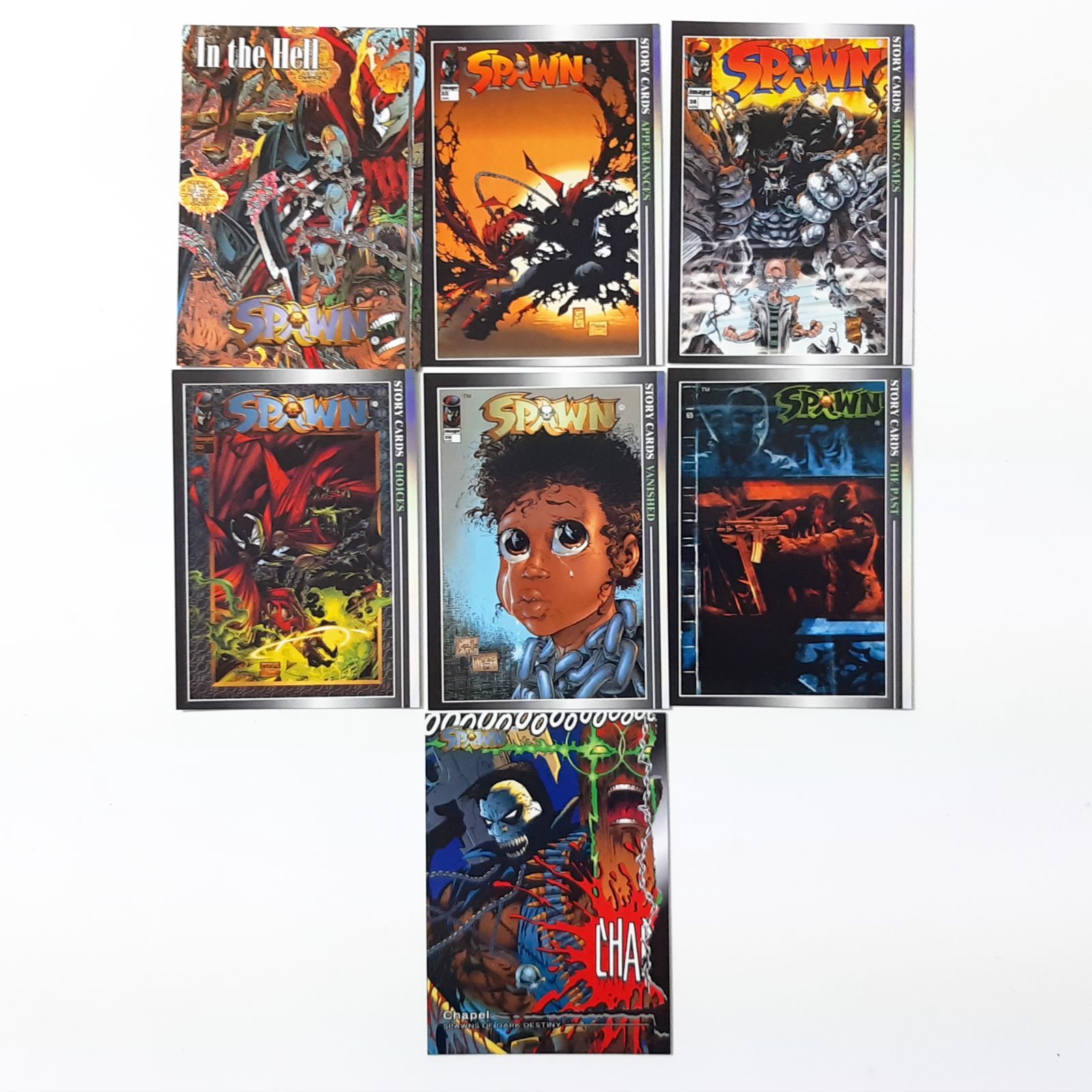 EPOCH エポック社 スポーンカード 日本語版 1998年 7枚セット アメコミ