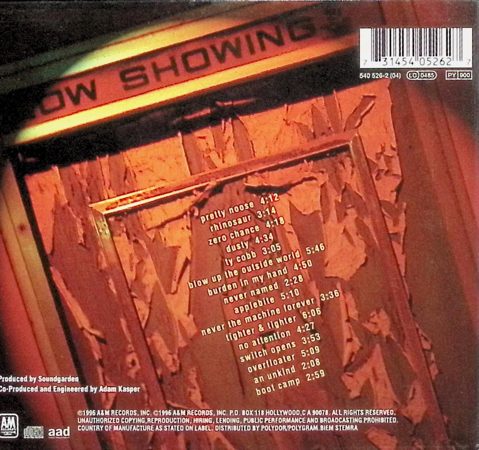 DOWN ON THE UPSIDE（デジパック） / サウンドガーデン (CD