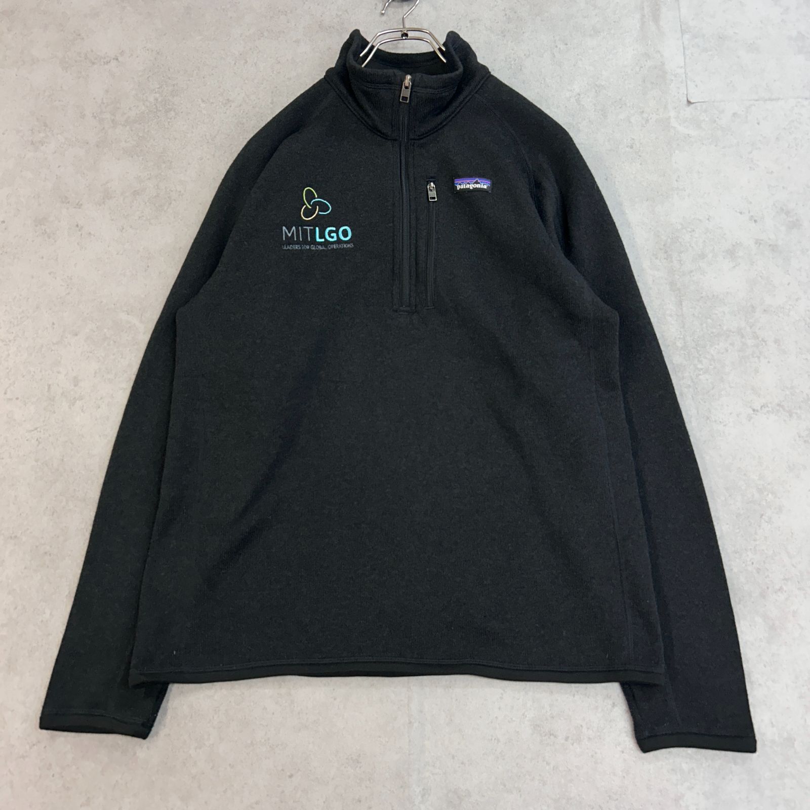 Patagonia 刺繍 組みなおす 企業ロゴ ベターセーター フリース ブラック 黒