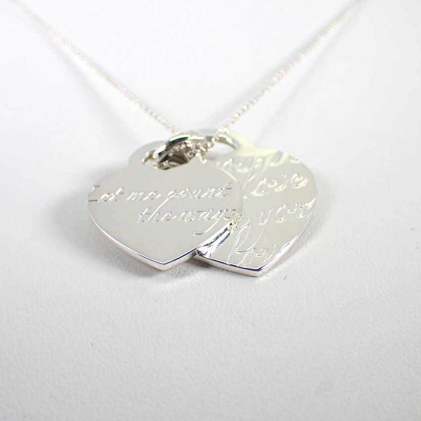 ティファニー 925 ノーツハート ペンダント/ネックレス//g507-45  