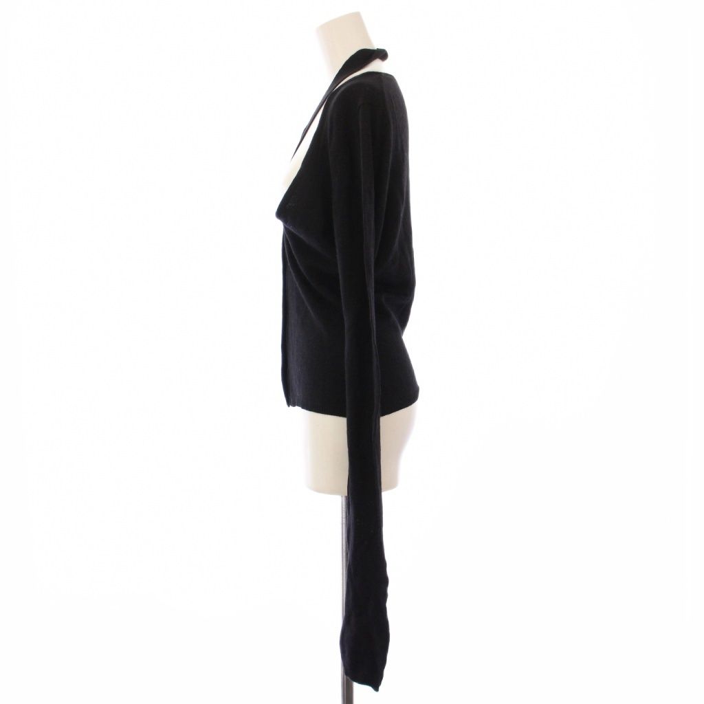ANN DEMEULEMEESTERノースリーブカーディガンフード付ロング34 AMBIDEX Store △○AMOSSAミラノリブパフスリーブ カーディガン