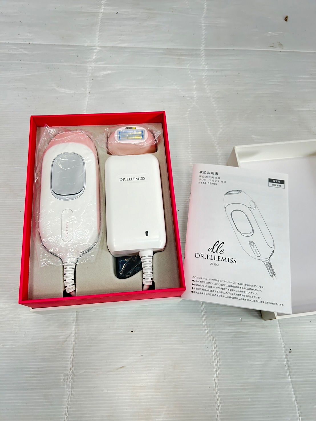DR.ELLEMISSZERO光美容器 CL-BE905 ドクターエルミスゼロ 光脱毛/フォトフェイシャル/全身5分/自動