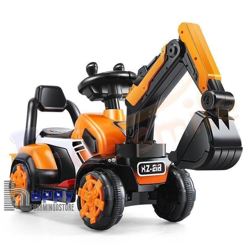 電動乗用ショベルカー バケット操作 アーム動 乗用ラジコン 充電式 働く車 工事車両 重機 子供用 乗用玩具 乗り物 クリスマス お誕生日 プ