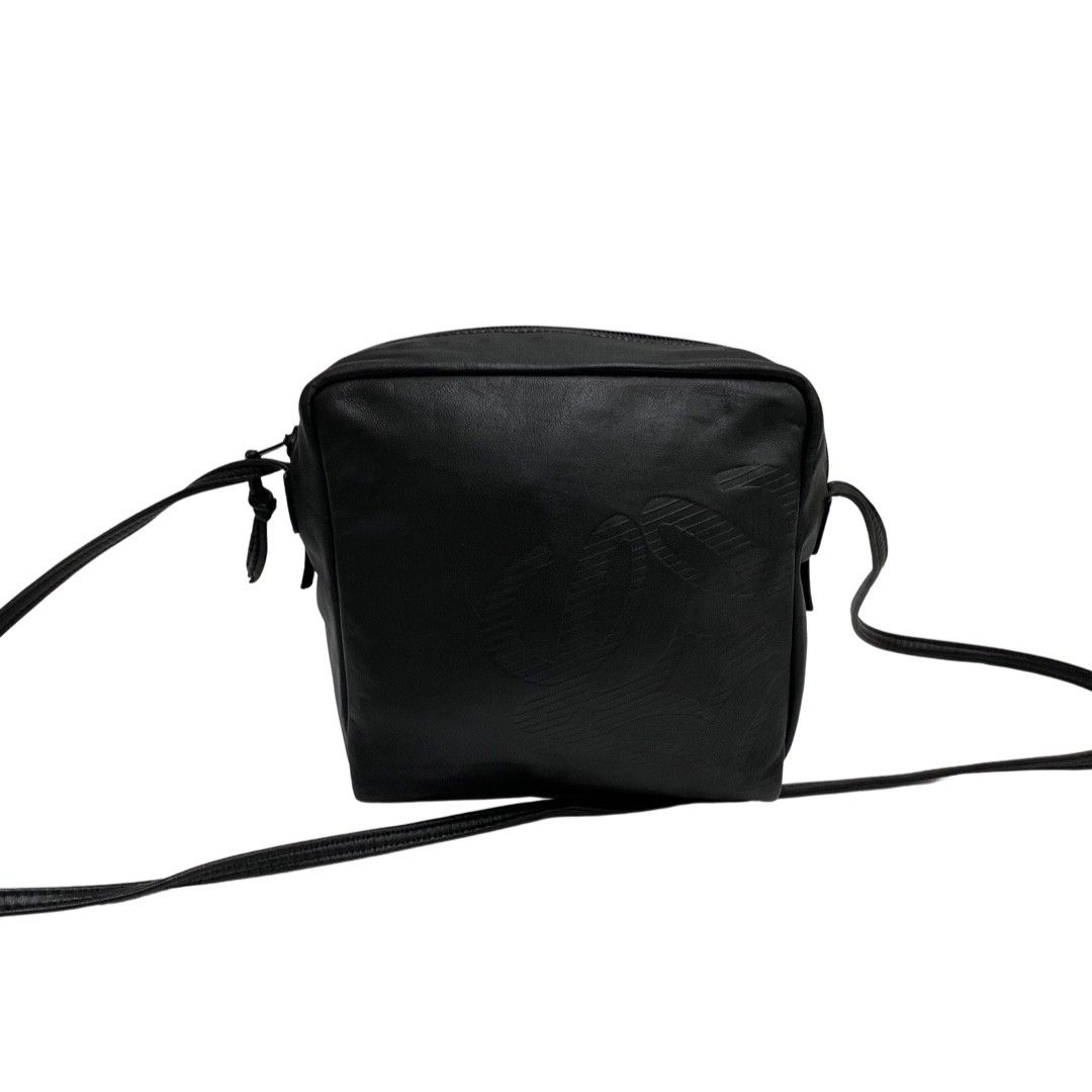 LOEWE/ロエベ アナグラム ショルダーバッグ ポシェット 黒