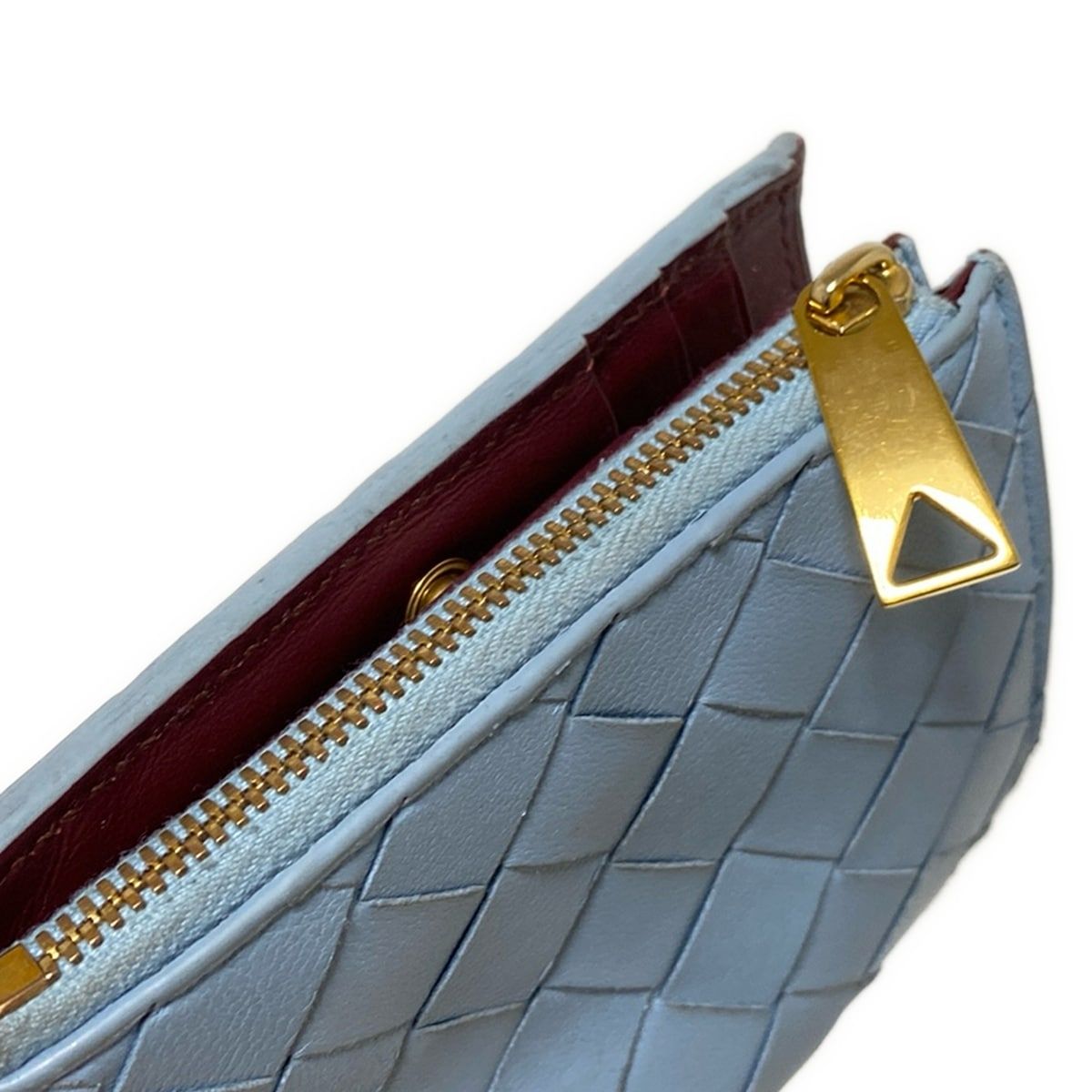 ボッテガ ヴェネタ イントレチャート 二つ折り財布 レザー ライト