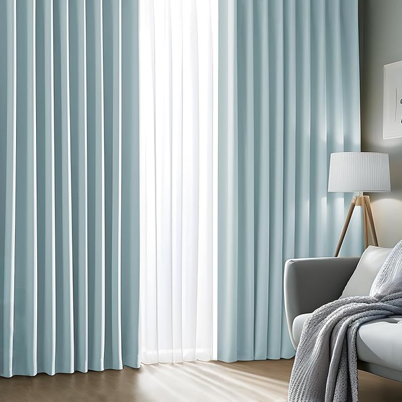 くさ AZRA カーテン 4枚セット 遮光 1級 99.9%以上 幅100cm×丈200cm 縦