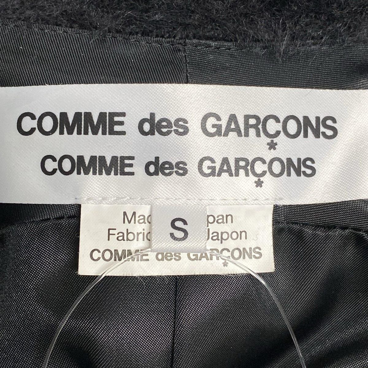 COMMEdesGARCONS コムデギャルソン コート サイズS レディース - RH-C007 黒 長袖 秋 冬 ファー ロング丈 21AW sizeS SIROKUMA-CORPORATION_COM
