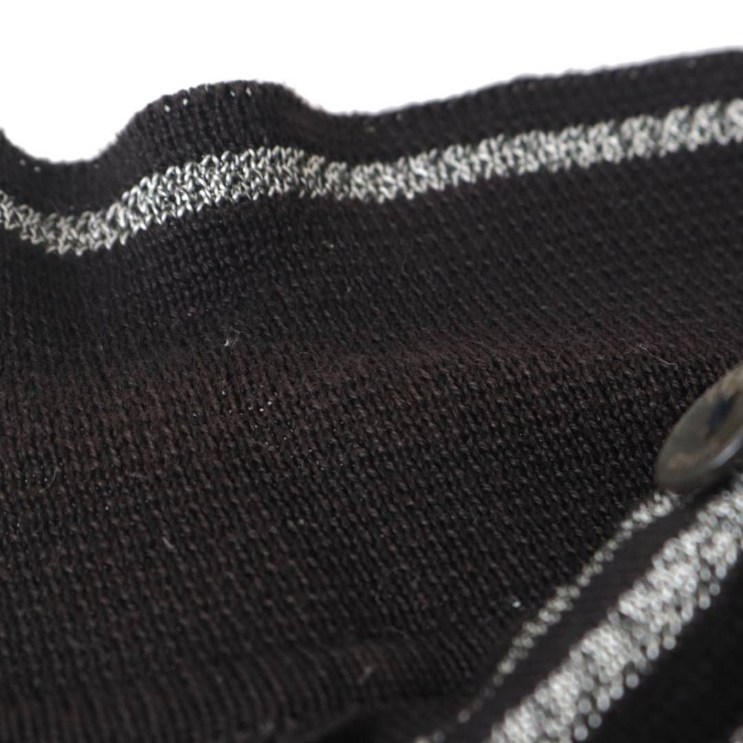 FENDI ニット　ポロシャツ　ズッカ柄 FENDI フェンディ maglia ニット ポロシャツ ズッカ柄 ブラック