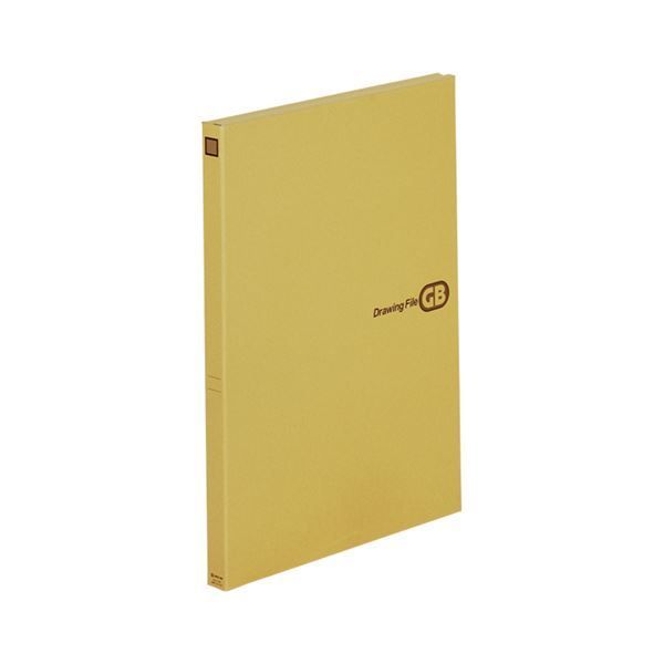 まとめ キングジム 図面ファイルGBクラフト表紙 A2 2つ折 背幅27mm 1142 1冊 ×10セット
