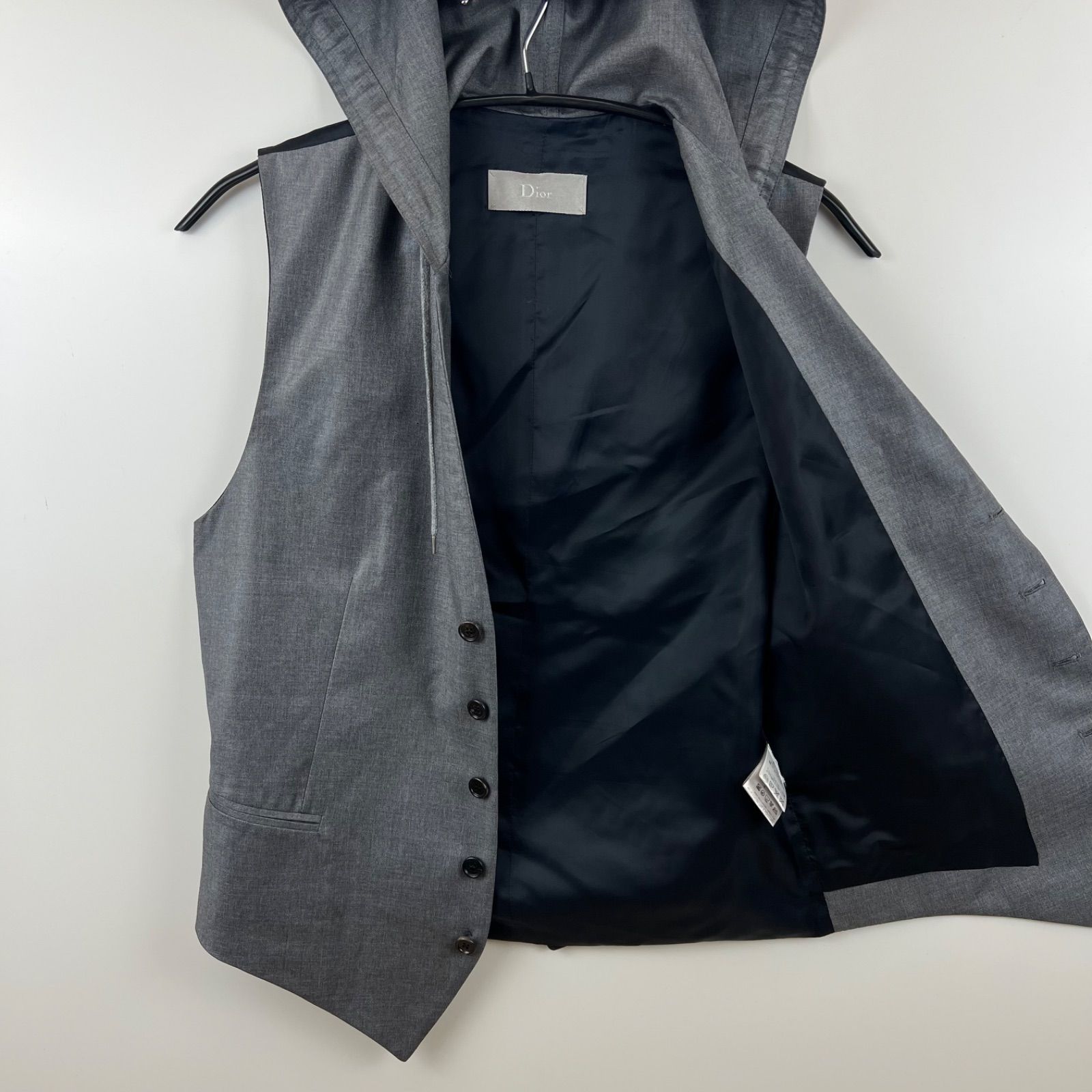 Dior homme 2010ss Kris hoodie gilet vest 46 ディオールオム