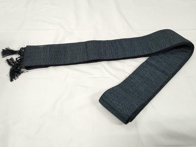 平和屋着物●本場筑前博多織 寺嶋織物謹製 男性 角帯 吉祥文 証紙付き 正絹 CAAX9389yk