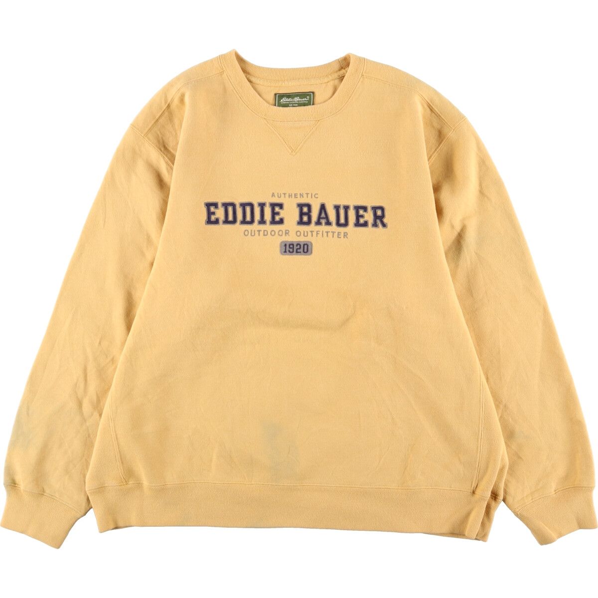 古着 エディーバウアー Eddie Bauer ロゴスウェット トレーナー メンズ