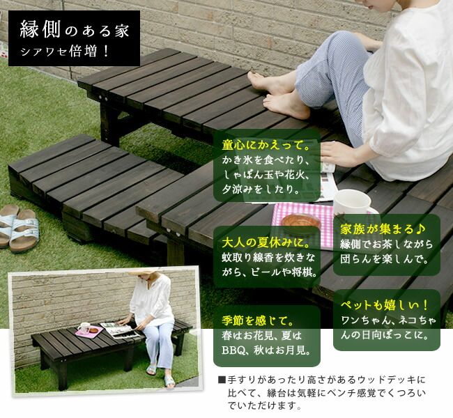 ウッドデッキ風