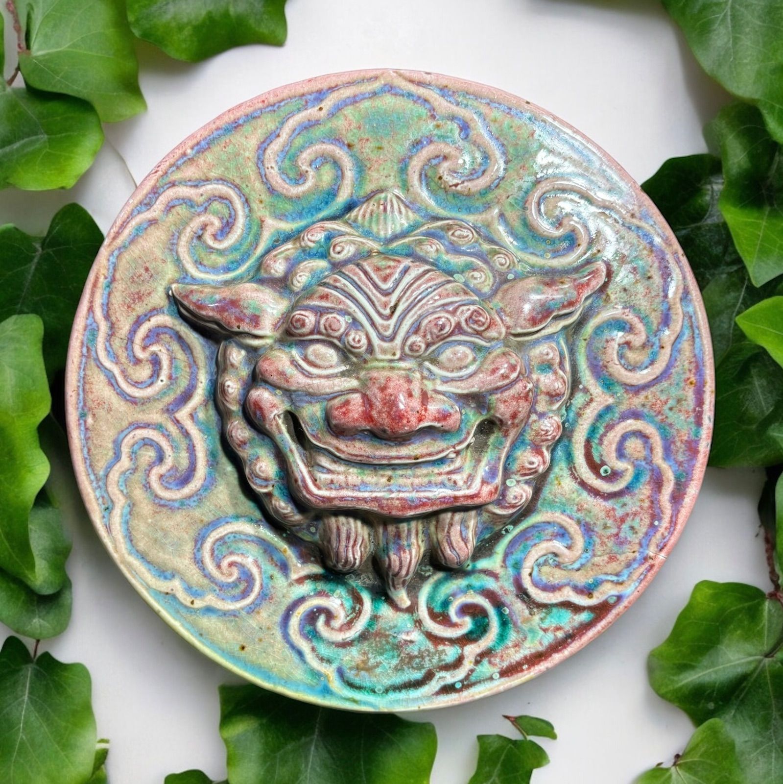 鬼瓦 魔除け 魔除け！鬼瓦の表札。 | 淡路瓦 タツミのブログ