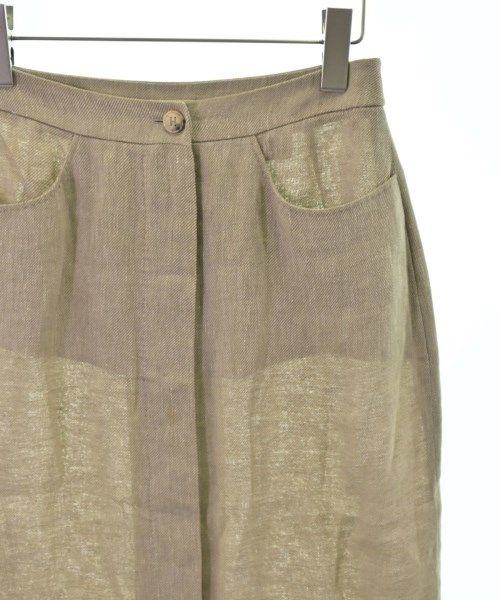 HERMES エルメス ロング・マキシ丈スカート 36(XS位) ベージュ 【古着  