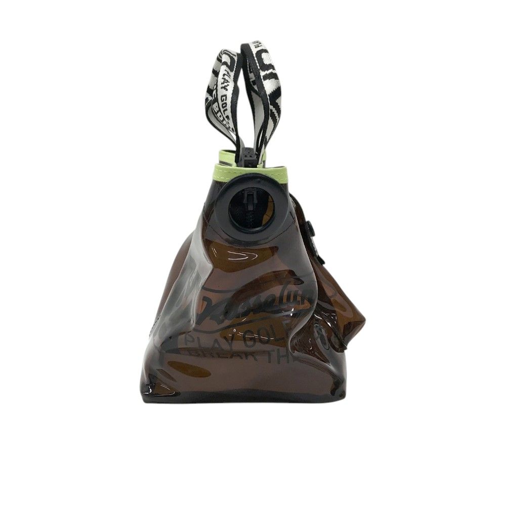 ★新品★ ラッセルノ　Russeluno カートバック　クリア PVC RUSSELUNO ラッセルノ クリアPVC 2way カートバッグ ブラウン系