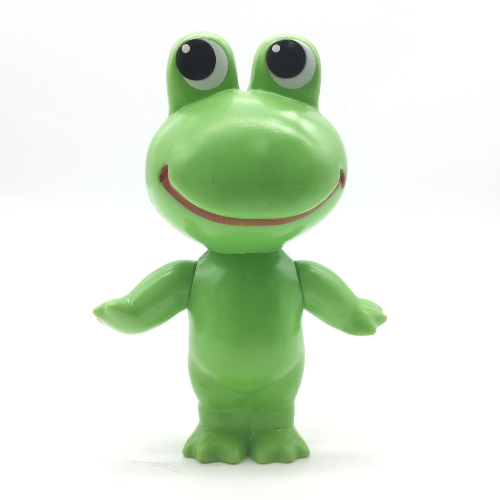 首振り ケロヨン 陶器製 昭和レトロ カエル ケロヨン陶器首振り人形