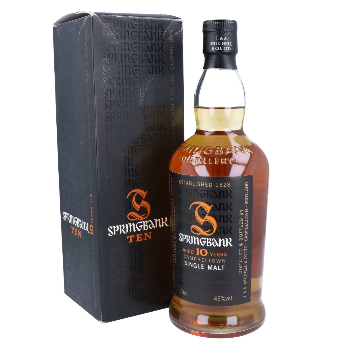 SPRINGBANK】 スプリングバンク 10年 旧ラベル 旧ボトル 700ml 46% シングルモルト キャンベルタウン ウイスキー 古酒 洋酒  未開栓 スコットランド お酒 【中古】 USED-S 【9356】 - メルカリ