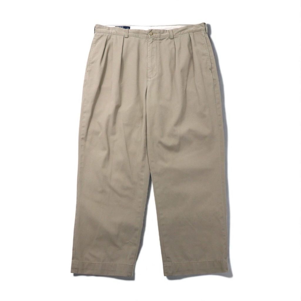 90s POLO RALPH LAUREN ANDREW ツータックチノ 42 Polo by Ralph Lauren 90年代 ポロチノ ANDREW PANT 2タック