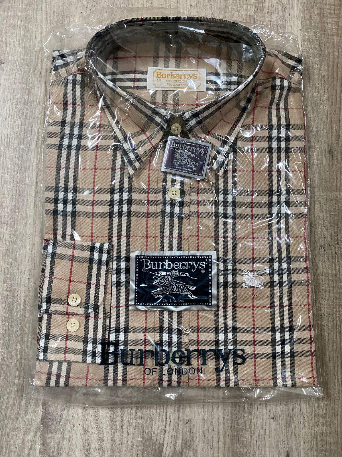 2383 タグ付き! Burberry's of London バーバリーズ シャツ ノバ