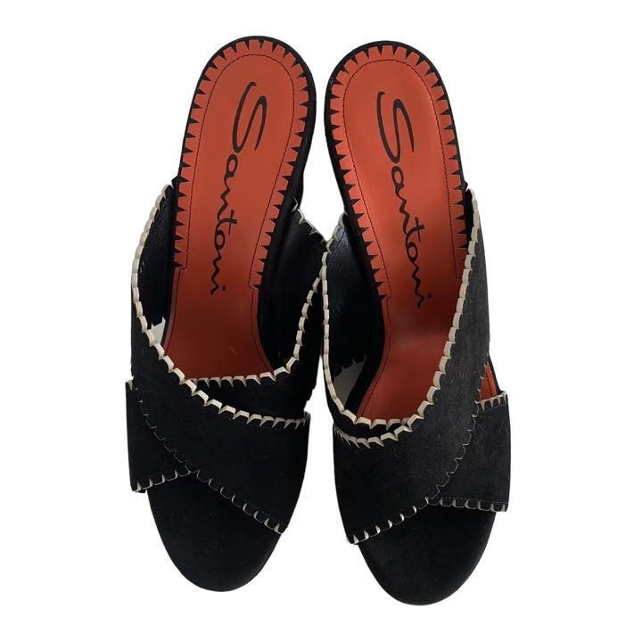 Santoni サントーニ 57016 ヒール サンダル 未使用 Santoni サントーニ 57016 ヒール サンダル 未使用 - メルカリ