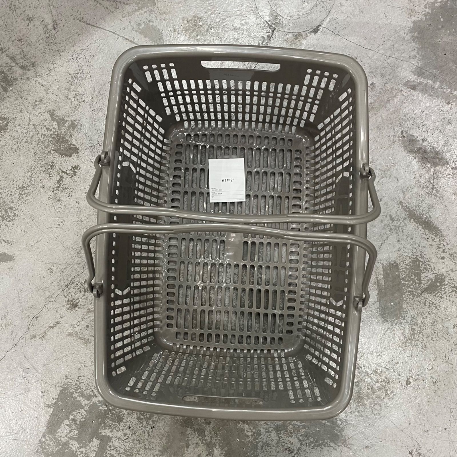 未使用品 WTAPS 23SS GARAGE BASKET POLY DOT SIGHT カゴ