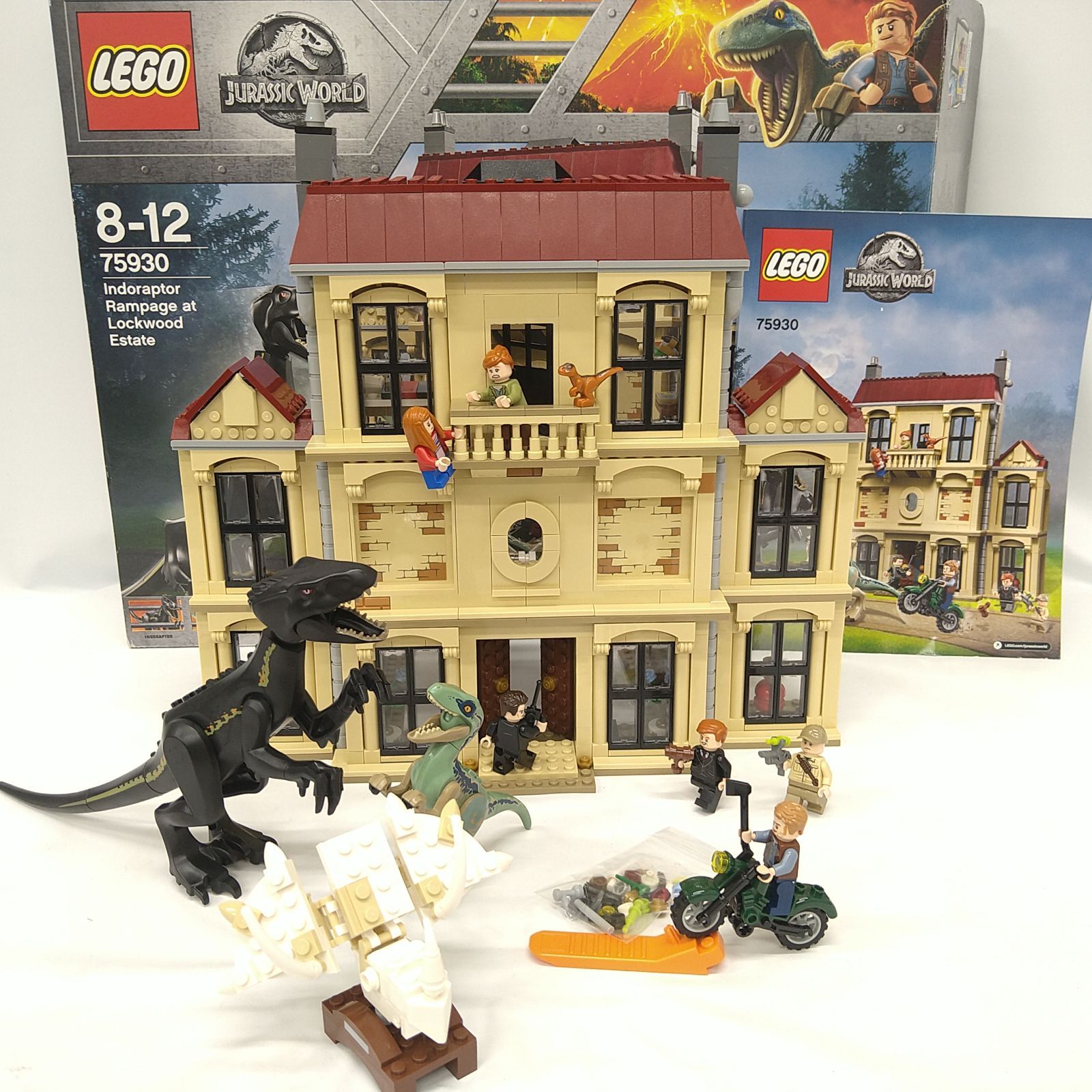 中古/美品】正規品 LEGO レゴ ジュラシック・ワールド インドラプトル、ロックウッド邸で大暴れ 75930 - メルカリ