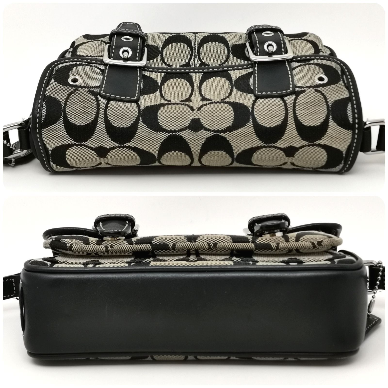 【未使用級】　コーチ　ミニショルダーバッグ　シグネチャー　レザー　キャンバス 楽天市場】COACH(コーチ) ミニシグネチャー ショルダーバッグ