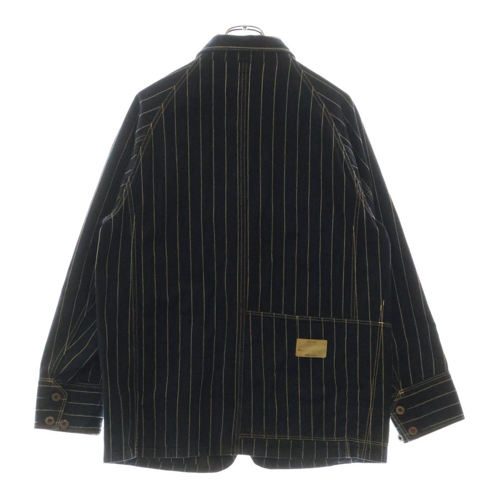 KAPITAL キャピタル IDG リネン ストライプ ショート ジャケット KAPITAL キャピタル IDG リネン ストライプ ショート ジャケット