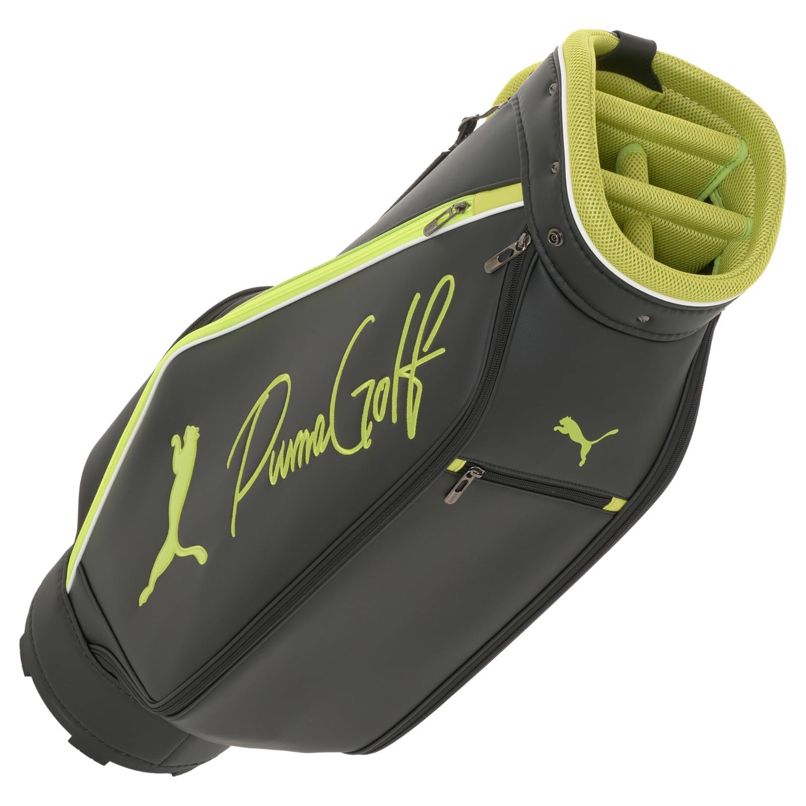 Puma Golf キャディバッグ ブラック/ライム プーマ PUMA ユニセックス ゴルフ ベーシックキャディバッグ （PUMA