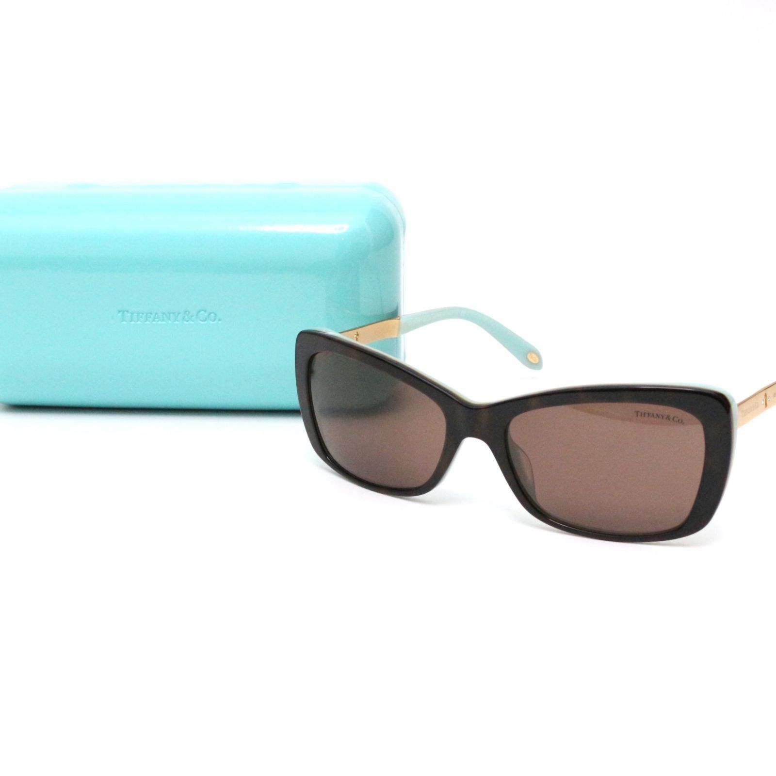 新品】Tiffany サングラス ブラウン×ティファニー ブルー（楽天