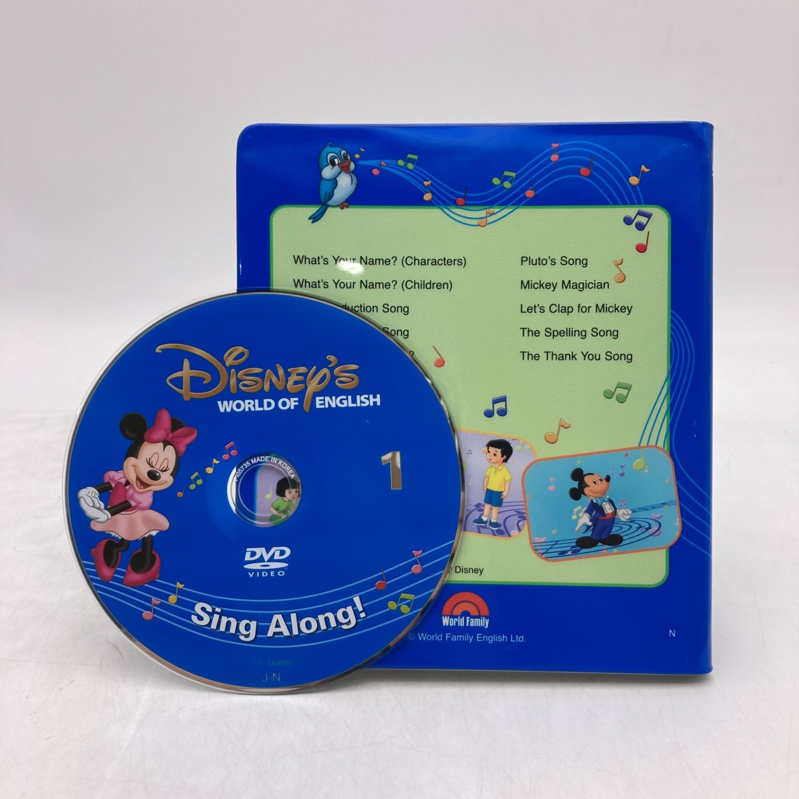 シングアロング 新子役DVD ディズニー英語システム DWE 803826