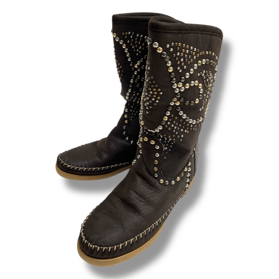 その他ブランド / karma of charme/ブーツ/--/BLK/レザー Karma of charme カルマオブチャーム レザーブーツ ブーツ シューズ 靴