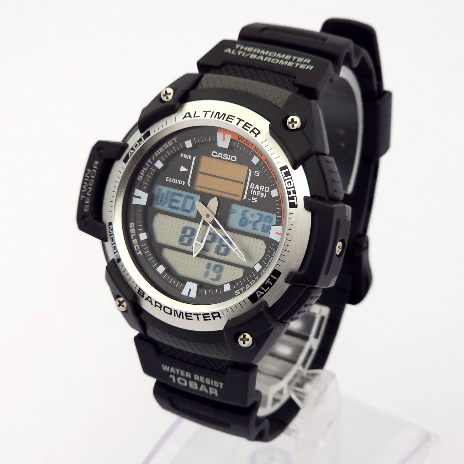 CASIO カシオ スポーツギア SGW-400H アナデジ QZ 動作品