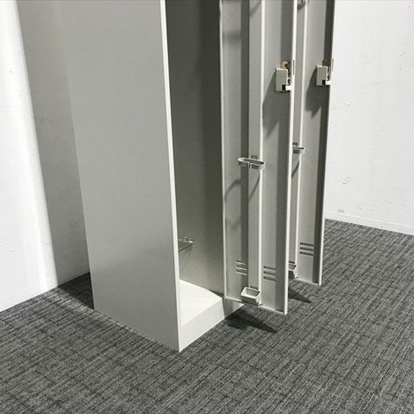 2人用ロッカー J型 鍵付き イトーキ ホワイトグレーW MARWIL-DEMENAGEMENTS_CH
