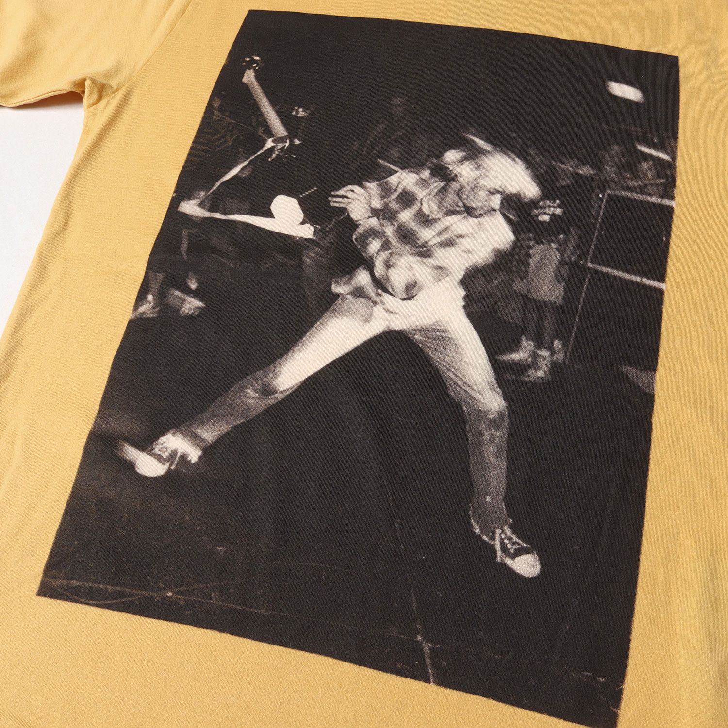 美品 HYSTERIC GLAMOUR ヒステリックグラマー Tシャツ サイズ:S カート・コバーン フォト プリント クルーネックTシャツ KURT  COBAIN NIRVANA ニルヴァーナ イエロー トップス カットソー 半袖