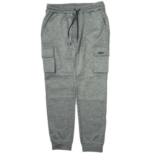 新品 Danke Schon ダンケシェーン 23AW PREMIUM JERSEY CARGO PANTS 立体ロゴ ジャージーカーゴパンツ UNS23AW-021B L チャコールグレー スウェット イージー ジョガー ボトムス g14258