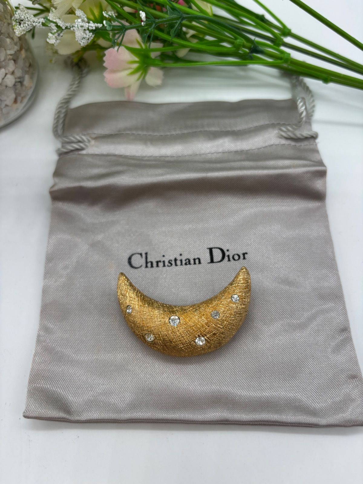 美品】 ChristianDior ディオール ヴィンテージ ムーン ライン