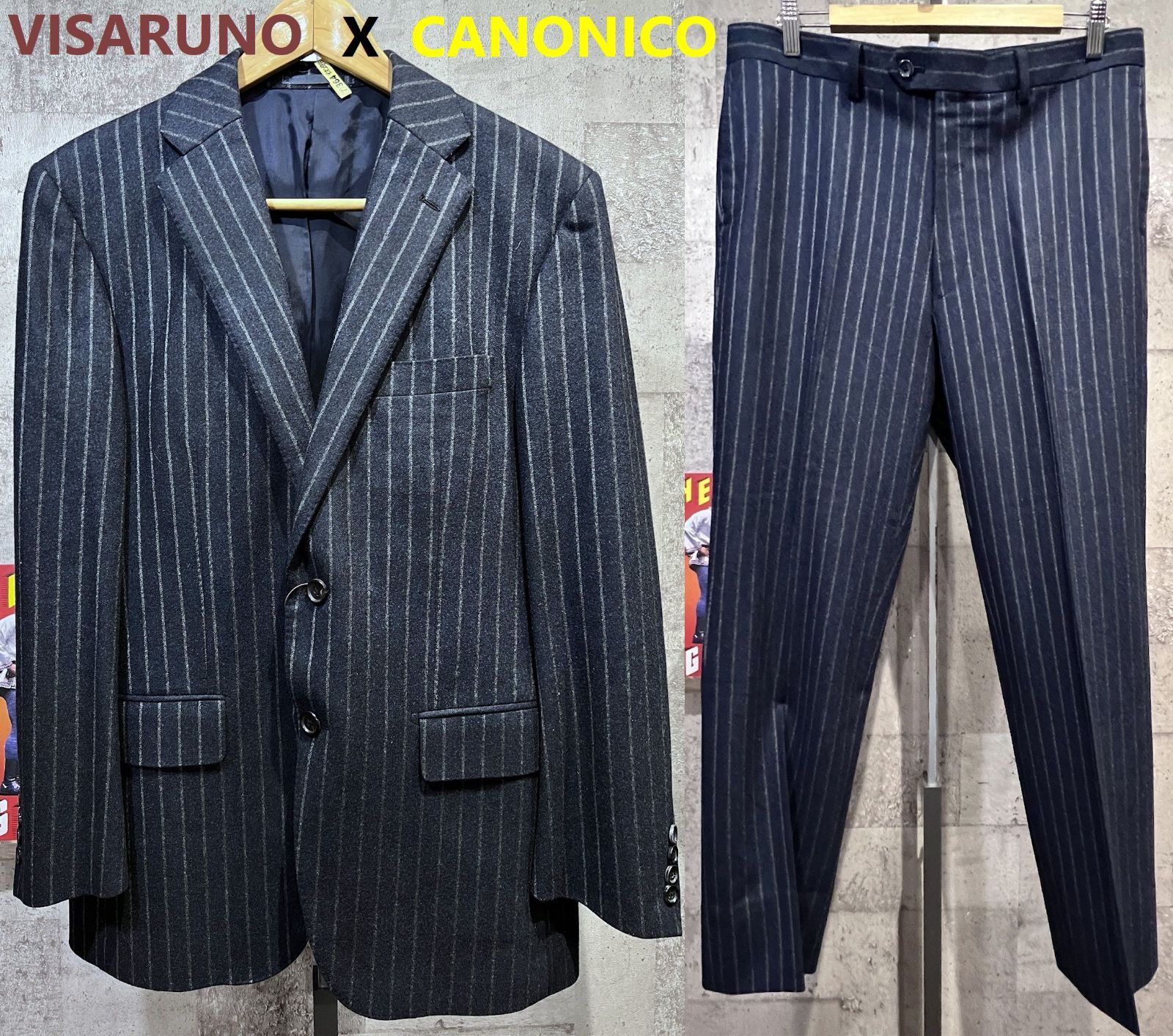 未使用】五大陸 W88 チャコールグレー ウール100% 公式】GOTAIRIKU