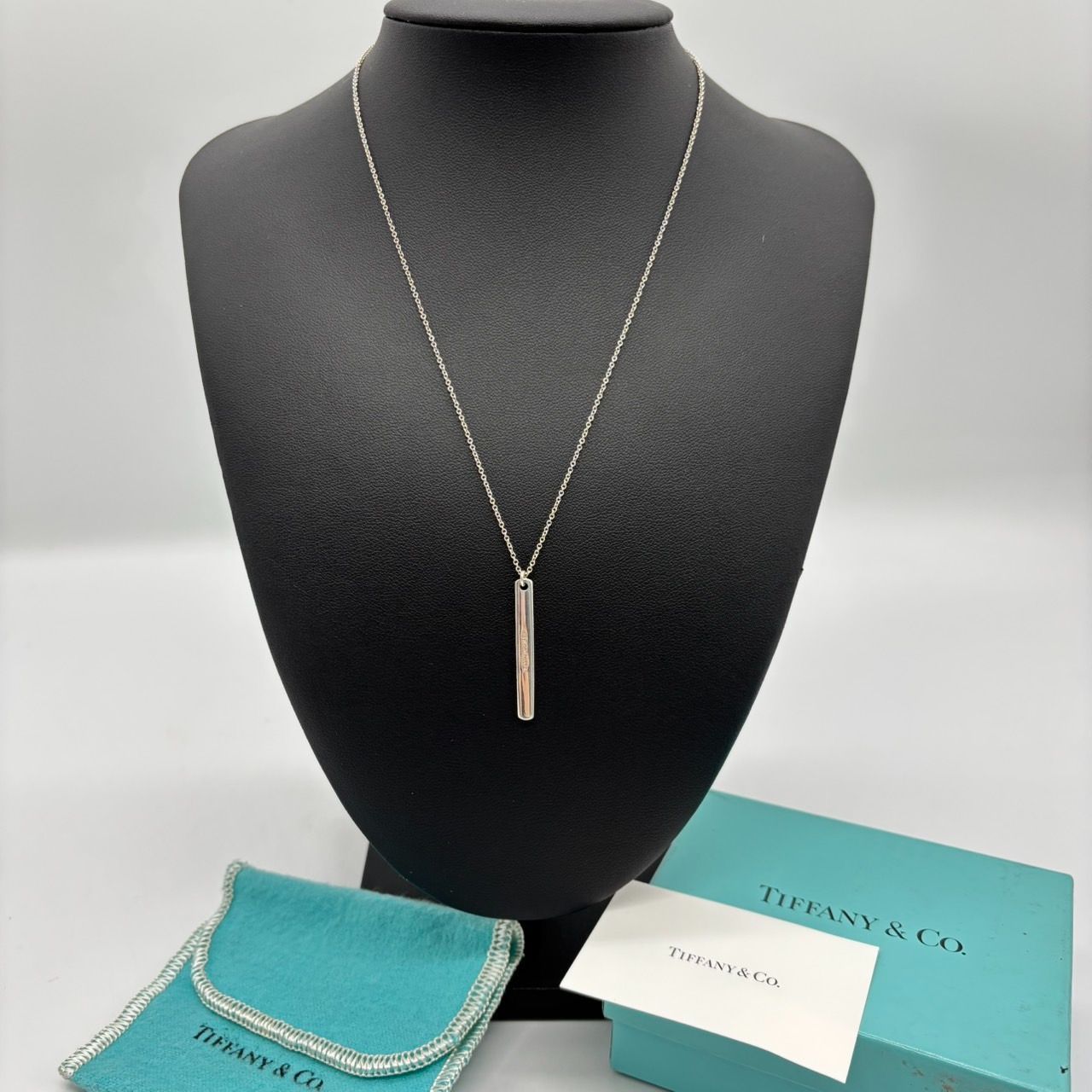 極美品】Tiffany&Co. 1837 Ag925 ネックレス シルバー 2.4g