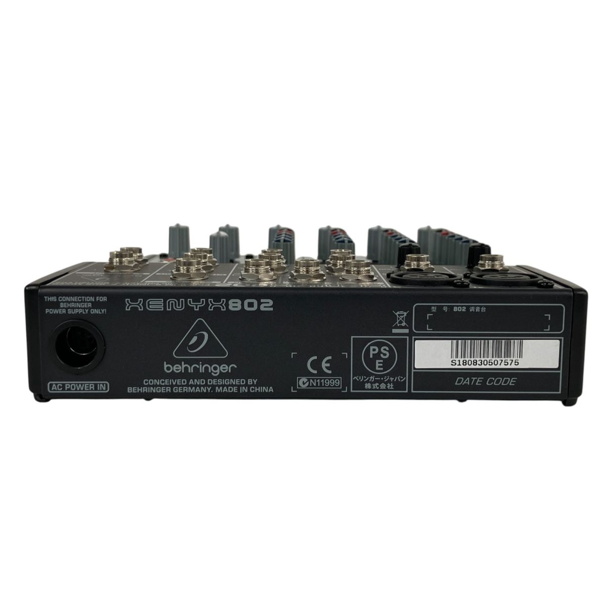 BEHRINGER XENYX 802 アナログミキサー Behringer XENYX 802 Portable Small Studio Audio Mixer No