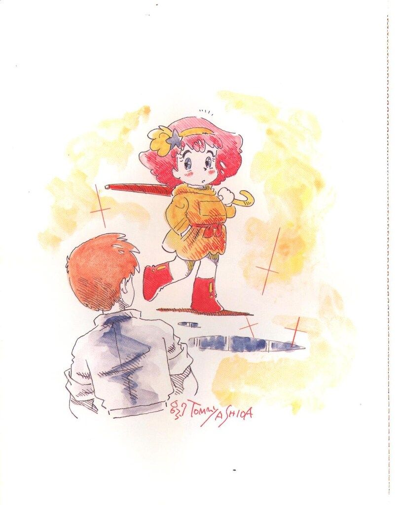 葦プロダクションファンクラブ PRINCESS OF MAGIC MINKY-MOMO原画集