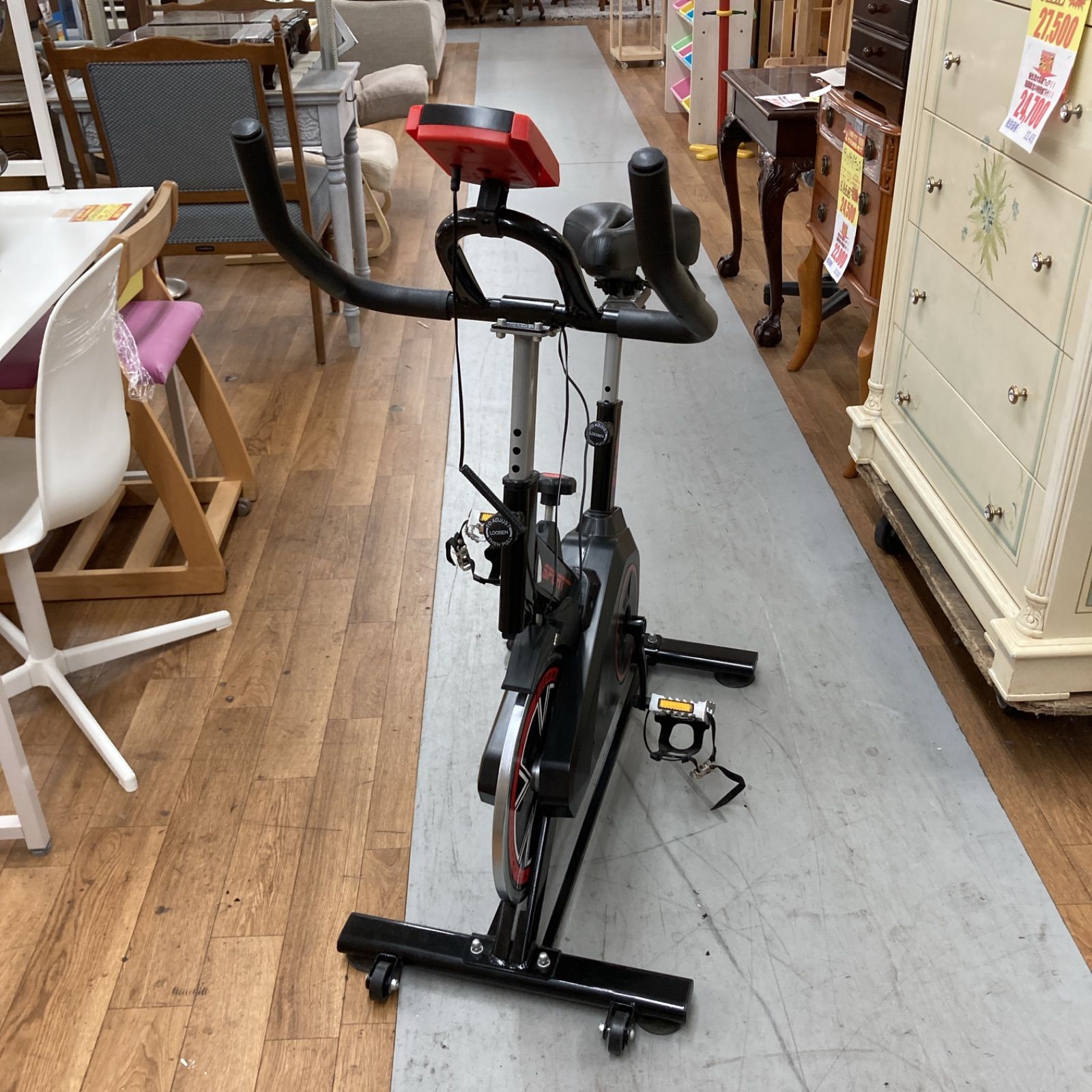 SPORT スピンバイク エアロバイク フィットネスバイク 最軽量級 5kg 